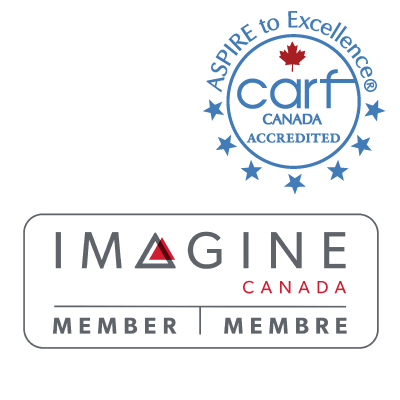 CARF & IMAGINE logos-stacked